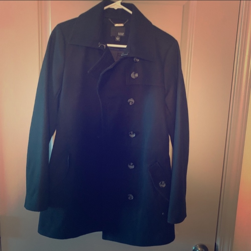 Women’s black pea coat A.N.A. Brand